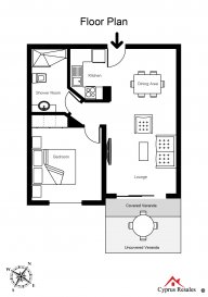 Deluxe 1 Bedroom Apartment in Limnaria Gardens