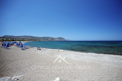 Perfect sandy beach at Latchi, Polis, Cyprus 