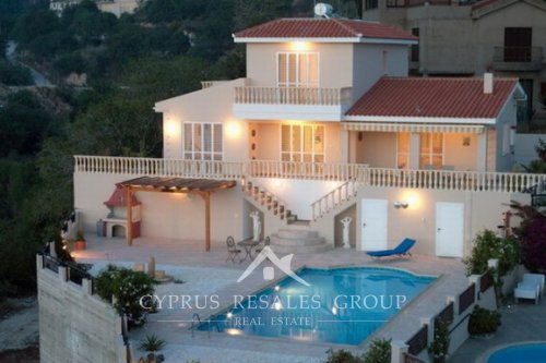 Elegant villa in Tala with amazing views over Coral Bay - exclusive property on the hills, Paphos, Cyprus