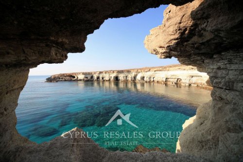 The Cyprus Sea Caves are carved over thousands of years by erosion and weathering.