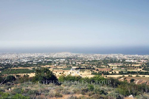 Picturesque views from hills of Tala, Paphos area in Cyprus